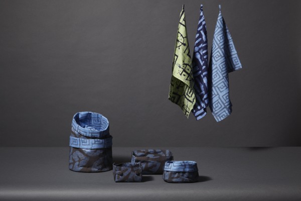 Batik kitchen textiles