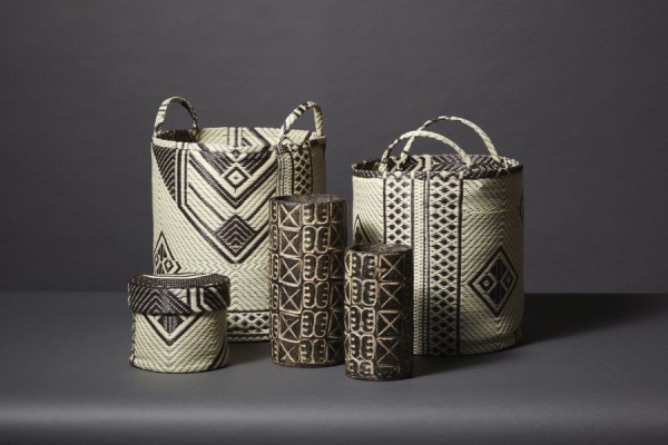 Handmade ceramics and basketry