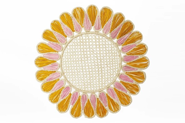 Placemat van iraca palmblad