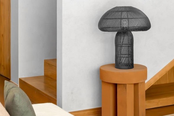 Lamp van gerecycled (oceaan) plastic