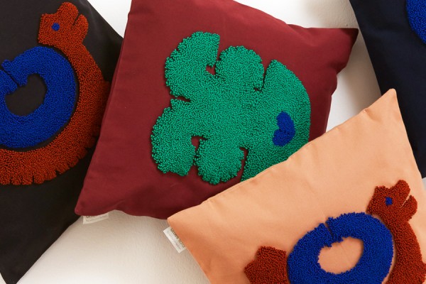 Embellished cushion covers from Colombia