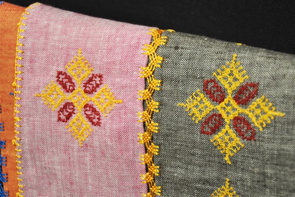 Handembroidered textiles from Morocco