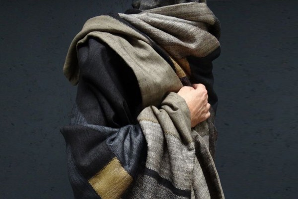 Blanket made of silk khadi