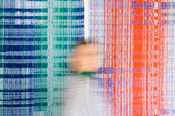 Textiles celebrating irregularity and chance