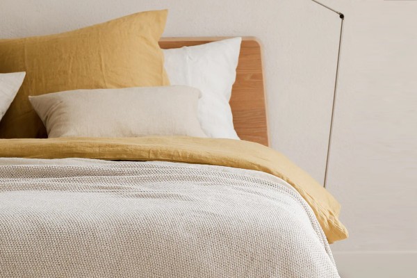 Sprei van gerecycled denim