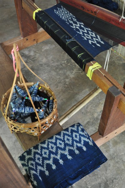 Ikat weaving