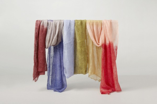 Kid Mohair and Silk Scarves