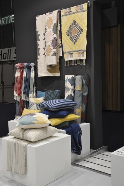 Bold handwoven textiles