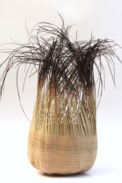 Kalahari grass basket