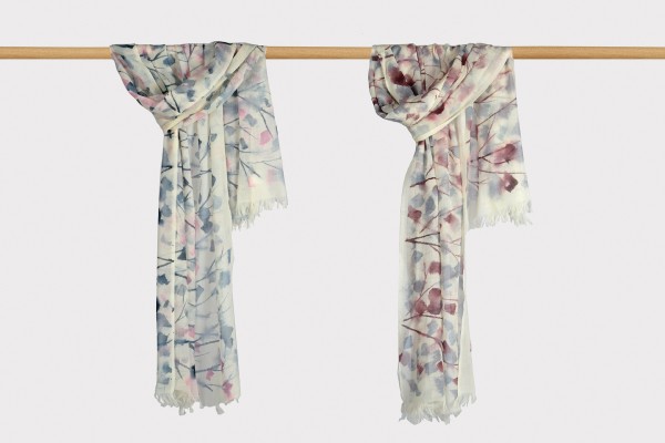 Handpainted scarves