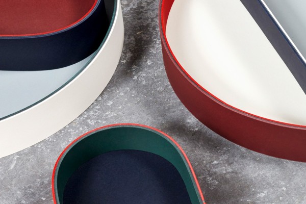 Layered linoleum material
